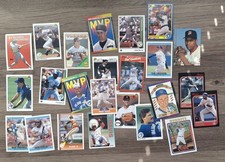 Large Lot Baseball Cards 80s & 90s - 800+ Cards - Stars, Rookies and Commons