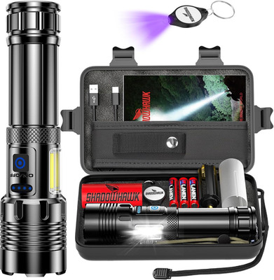 Shadowhawk Taschenlampe Led Aufladbar 1000000 Lumen, XHM90.2 Led Taschenlampe Ex