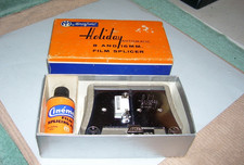 Vntg MANSFIELD Holiday Automatic 8 and 16mm Film Splicer w/ Box Instructions