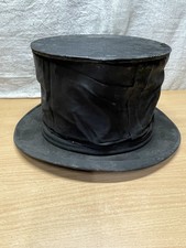 Ancien Chapeau Haut De Forme Pliable 