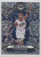 2023-24 Panini Mosaic NBA Greats Fast Break Silver Prizm Allen Iverson HOF 11es