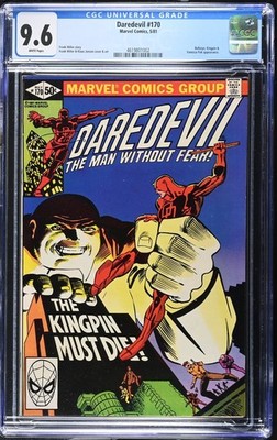Daredevil #170 (Marvel Comics May 1981) CGC 9.6 Cert #4619801002