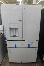 GE Cafe CXE22DP4PW2 36" Matte White CD French Door Refrigerator NOB #157759