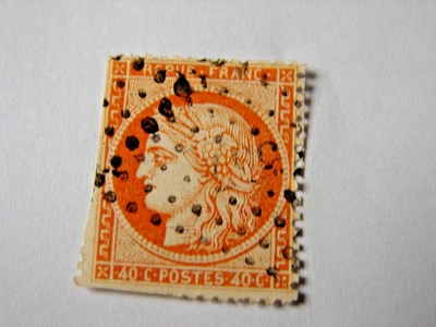 FRANCE. 40 CENTIMES CERES. OBLITERATION G.C. 537. - Photo 1/2