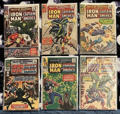Tales of Suspense #69, 73, 76, 78, 82, & 84 1st Ultimo Marvel Comics 1965-66