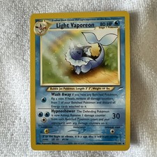 Light Vaporeon - 52/105 - Pokemon Neo Destiny Unlimited Card WOTC on eBay