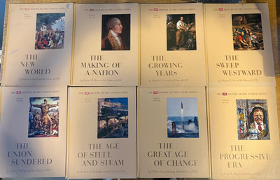 Time Life Series History of The United States 8 Volumes  1 2 3 4 5 7 9 12 1963