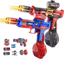 Electric Water Gun for Adults and Kids, Super Blaster Pistol with Black red