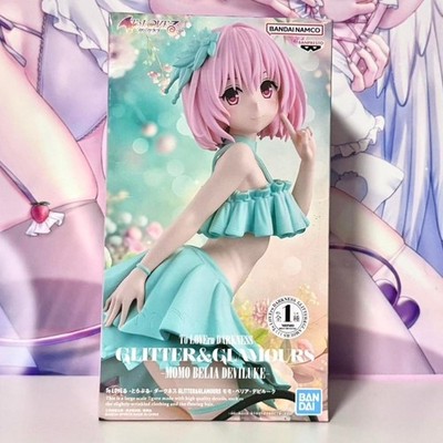 To Love Ru Darkness Momo Deviluke Glitter & Glamours Frilly Swimsuit Anime Fig