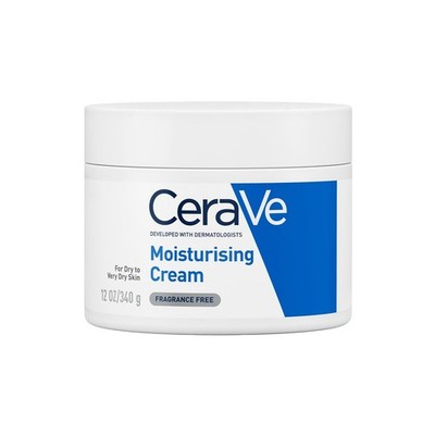 CeraVe Moisturizing Cream 340g Face & Body for Dry to Very Dry Skin
