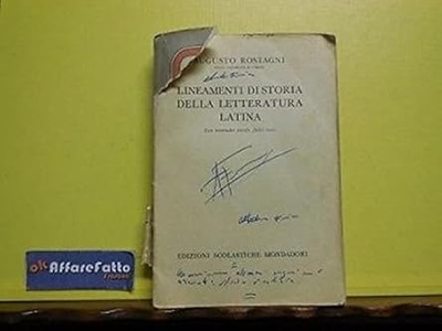 ART 7.063 BUCH ZÜGE DER GESCHICHTE DER LATEINISCHEN LITERATUR VON A ROS