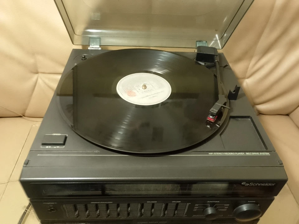 Schneider Midi 2225 Stereoanlage RARITÄT 1988 Plattenspieler Doppel Tape Tuner - Bild 4 von 4