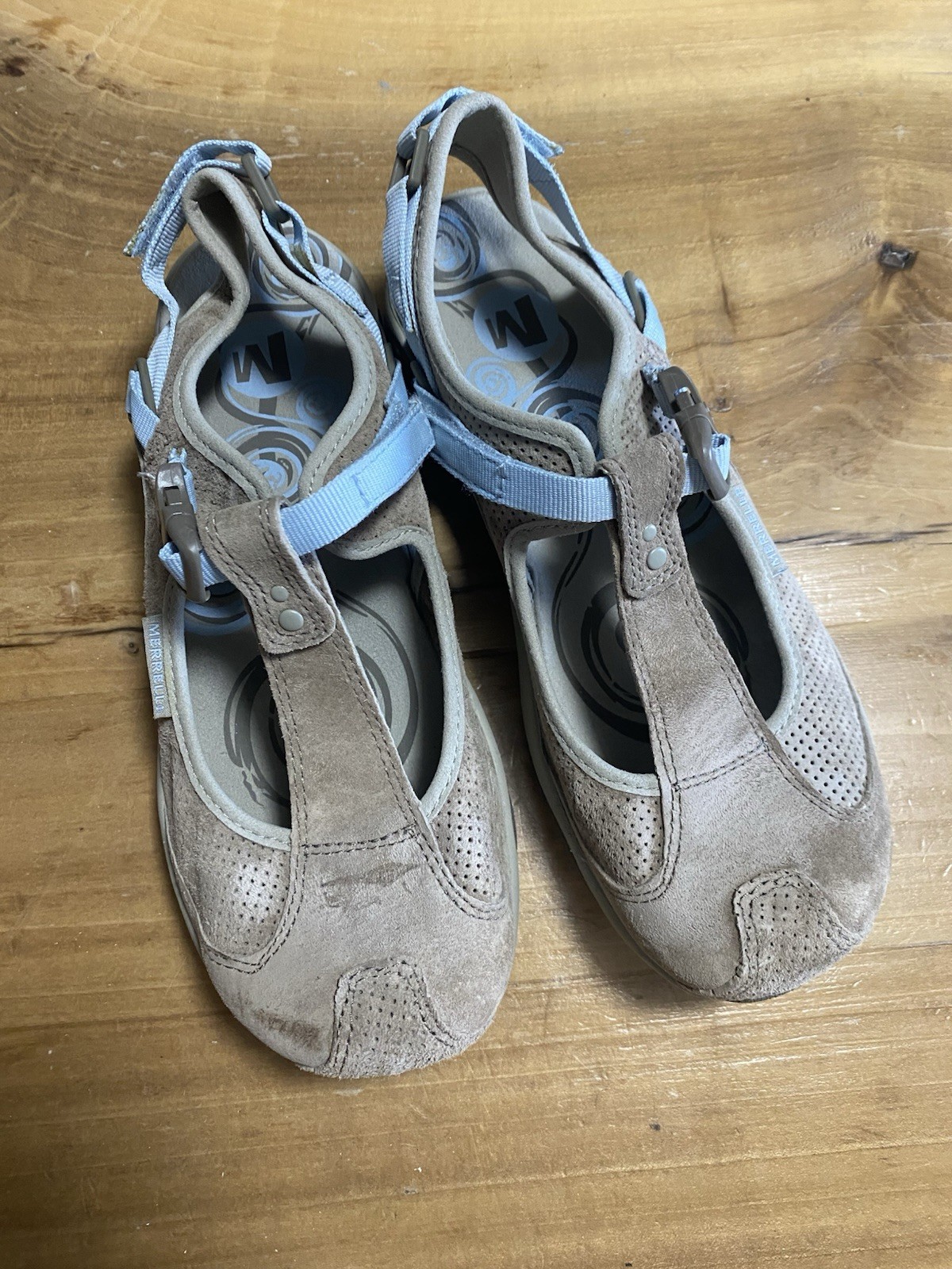 Scarpe sportive da donna MERRELL taglia 8 5 Siren Cassia Brindle in pelle scamosciata