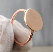 Solid Pure Copper Minimalist Healing Ring, Handmade, Unisex, circle Ring