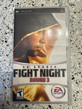 Fight Night Round 3 Sony PSP Complete CIB Manual Case Disc Tested Working Clean