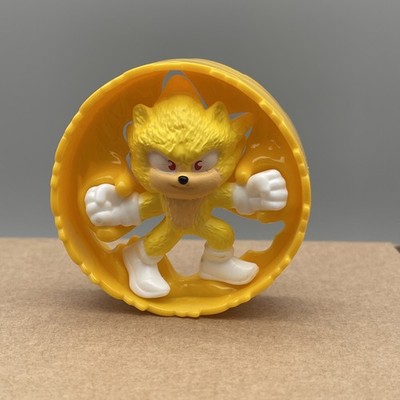 Selten Sonic 3 Hedgehog 2024 McDonald s Happy Meal Spielzeug SUPER SONIC Roller UK #Q