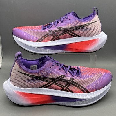 Asics Megablast Mens 12 Running Marathon Training Shoes Purple Pink EUC! *READ*
