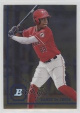 2022 Bowman Heritage Chrome Prospects Randy De Jesus #BHPC-11 3c2