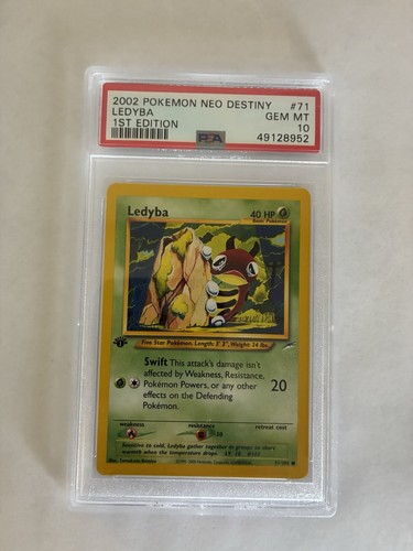 Ledyba (1st Edition) graded PSA 10 for sale on eBay