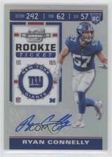 2019 Panini Contenders Optic Holo Prizm Rookie Ticket Ryan Connelly Auto 00g3