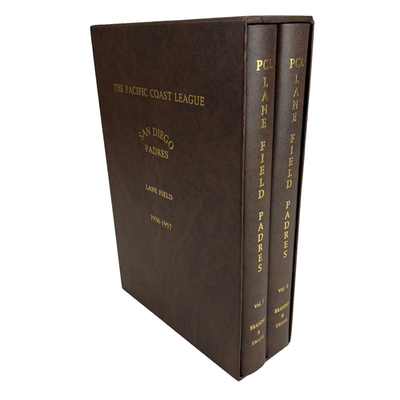 #ad #ad Pacific Coast League Books Lane Field Vol I amp; II. First Edition San Diego Padres $74.95