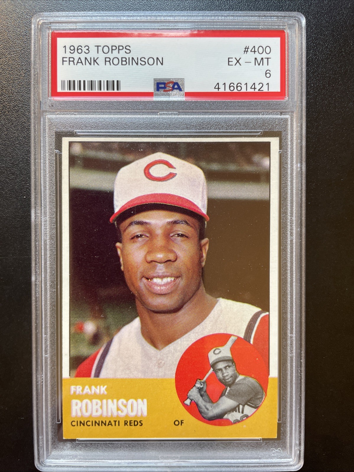 1963 Topps #400 Frank Robinson PSA 6