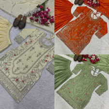 Bollywood ReadyMade Women Salwar Kameez Designer Gown Dress Bridal Plazzo Suit