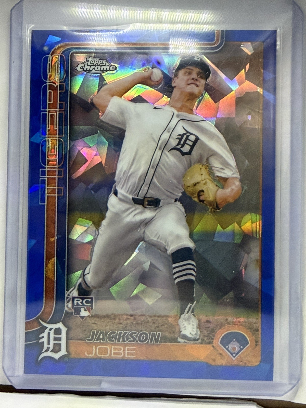 2025 Topps Chrome Sapphire Jackson Jobe RC Rookie #249 Tigers