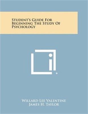 Student's Guide for Beginning the Study of Psychology (Paperback or Softback)