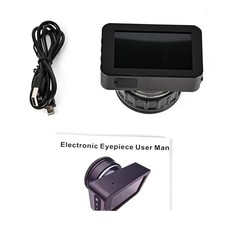 3Inch Color LCD Electronic Eyepiece With 4K Resolution 22-46mm Telescopes