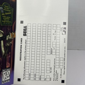 Sega Saturn Game Mr. Bones CIB Complete In Box W/ Reg Card