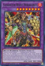 Gladiator Beast Heraklinos - MZTM-EN084 - Rare - 1st Edition Near Mint Yugioh Ca