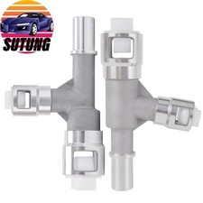 2pcs Metal Heater Hose Connector For Cadillac Chevrolet Gmc 800-413hp 800-414hp 2pcs Metal Heater Hose Connector For Cadillac Chevrolet Gmc 800-413hp 800-414hp