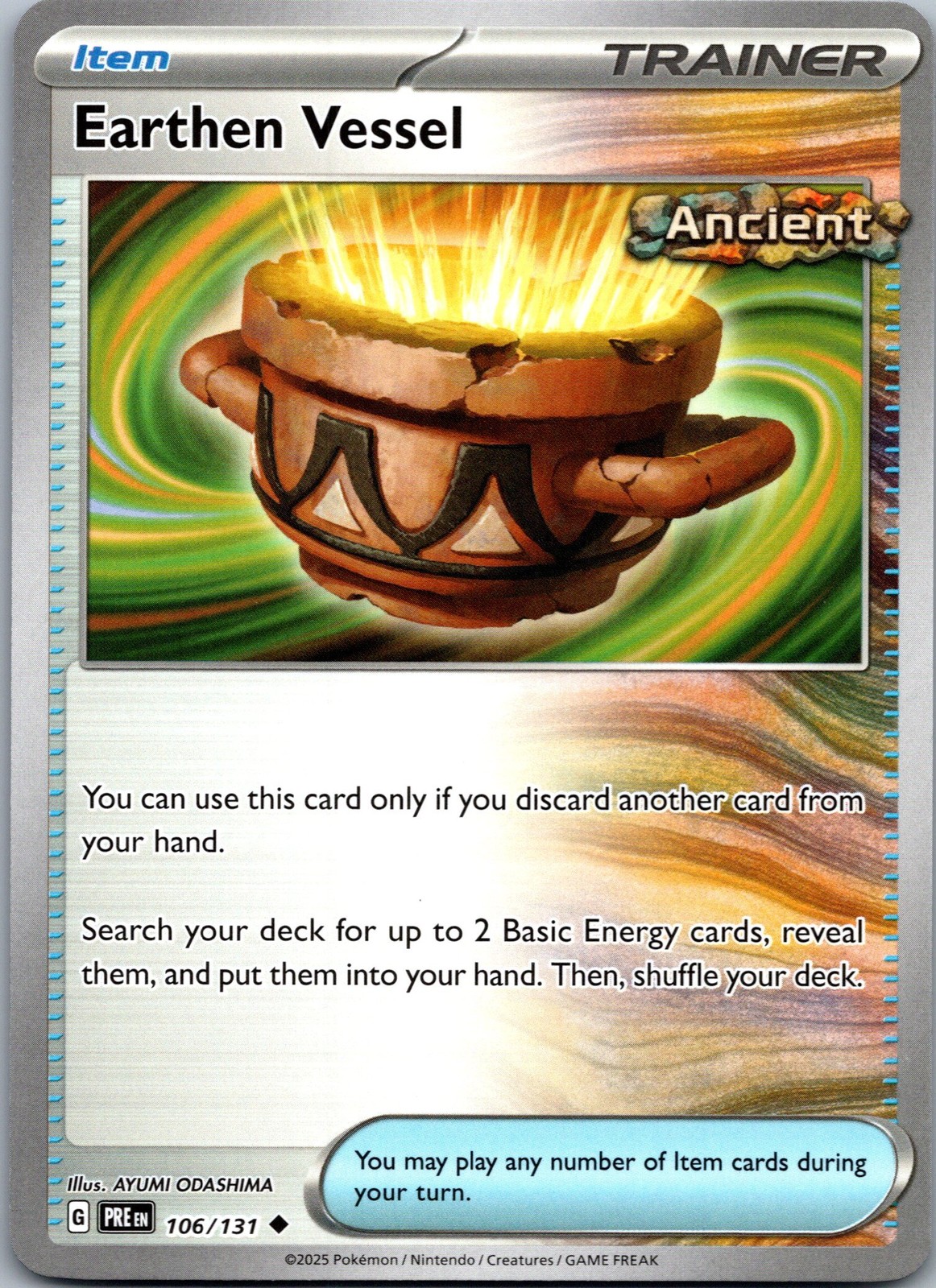 Earthen Vessel Normal SV: Prismatic Evolutions 106/131 NM