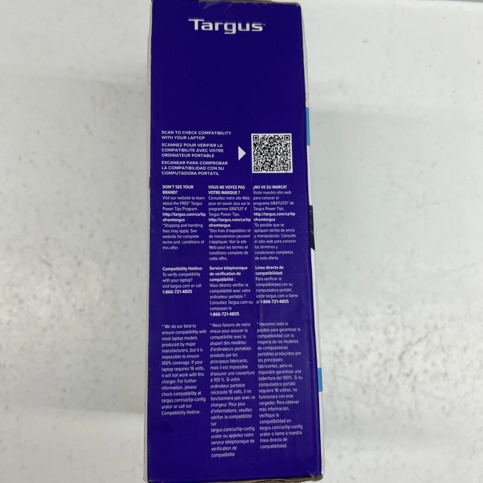 Universal Laptop Charger 100W Universal A.C Adaptor APM108TT New Targus - Image 2 of 4