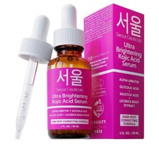 Kojic Acid Serum Alpha Arbutin Serum, Dark Spot Remover Corrector Glycolic Acid