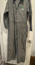 Liberty coveralls blue medium zipper 35 x 31.5 YV25 no tag
