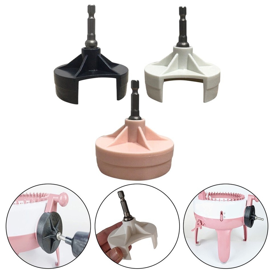 Knitting Machine Adapter With Power Screwdriver Charity Knitting Easy