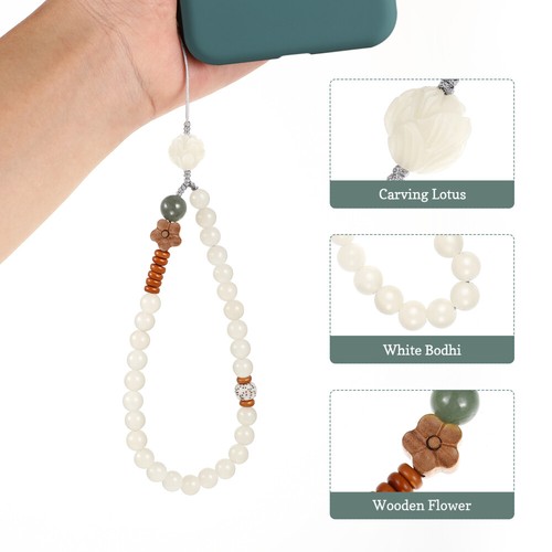 Phone Lanyard Phone Wrist Strap Wrist Lanyard Beaded Phone Strap - 第 4/12 張圖片