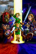 Legend of Zelda Ocarina of Time 3D N64 3DS Premium POSTER MADE IN USA - ZELO10