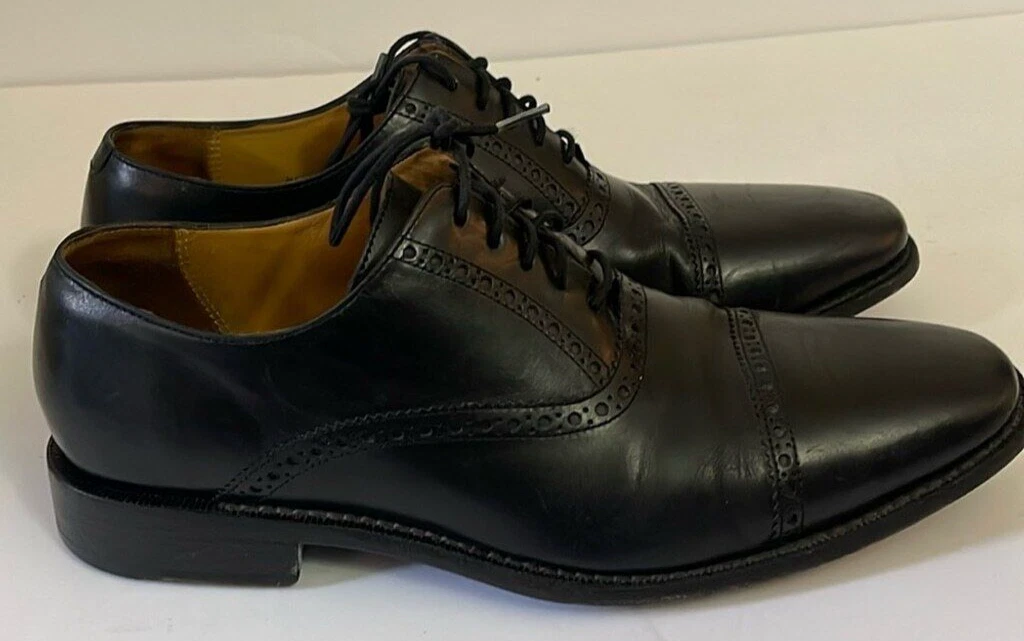 NIKE Oxford Cole Haan Wing Tips in pelle da uomo 8 5 M C05847 stringato