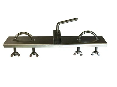 SUNSHINEBBQS Schwein Braten Drehmaschine Spieß BBQ Beinhalterung - 20 mm x 20 mm für quadratische Stange