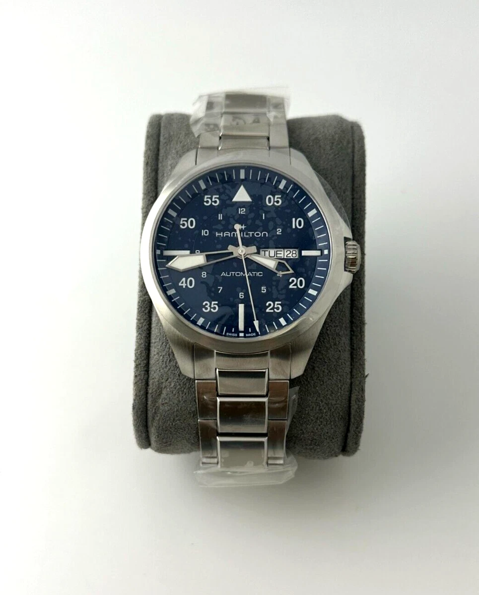 Hamilton Khaki Aviation Pilot Automatic Watch H64635140 New In Box 