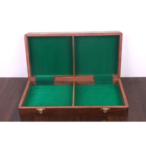 1950's Dubrovnik Chess Board Folding Style in Golden Rosewood & Maple Wood with - Picture 4 of 8