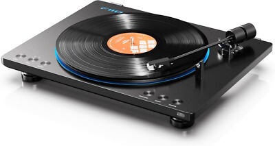 FiiO TT13 Fully Automatic Vinyl Stereo Turntable(Analog) (Black Bluetooth)