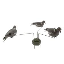 Triple Play 3 Pigeon Decoy Rotary Motion Unit Decoying Pigeon Shooting Decoys