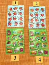 RARE VINTAGE TREND SCRATCH SNIFF STICKER COREY APPLE & SPORTS FUN SEVEN-UP