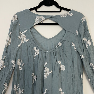free people emma embroidered dress Mexicana Romper main image 0