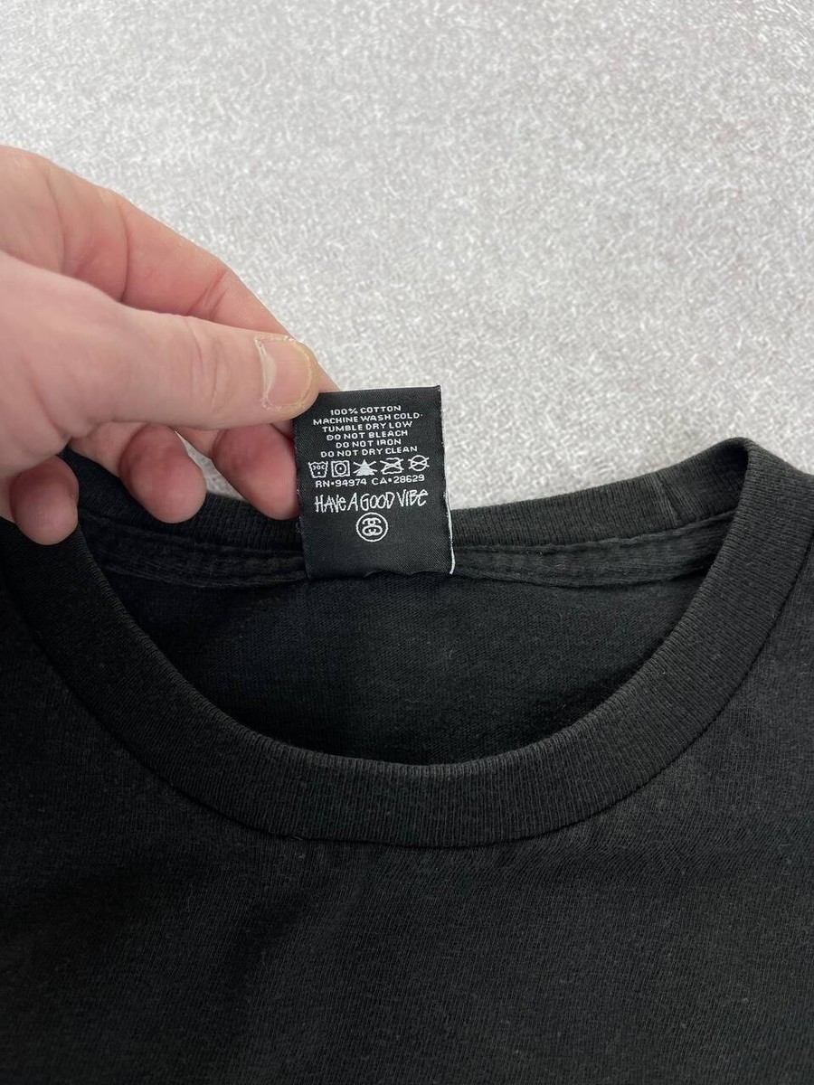 【Y】 Vintage Stussy Black Hole All Over print T-Shirt Size XXL | eBay