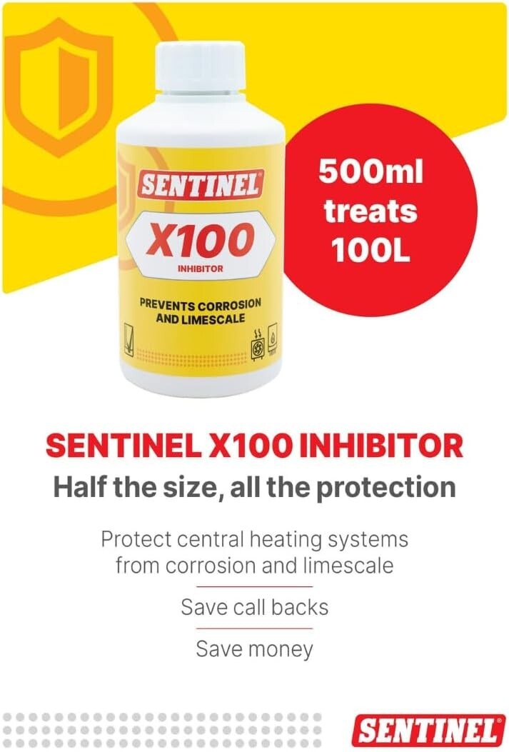 SENTINEL X100 Inhibitor Protector Concentrate Liquid 500ml - Image 3
